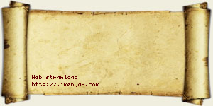 Anđela Perušinović vizit kartica